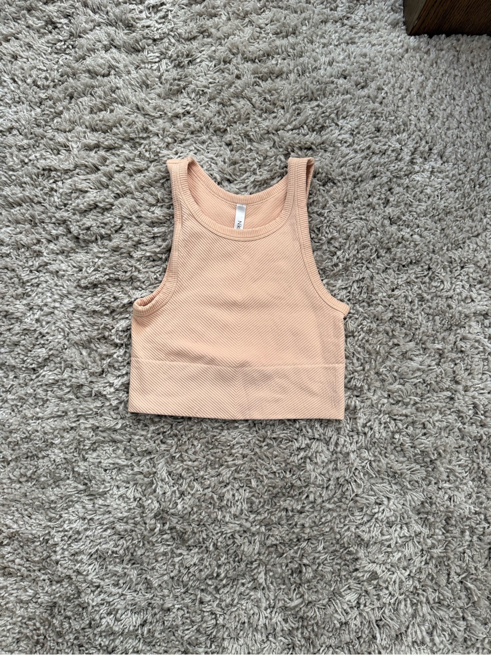Nikibiki Ribbed Sleeveless Crop Top